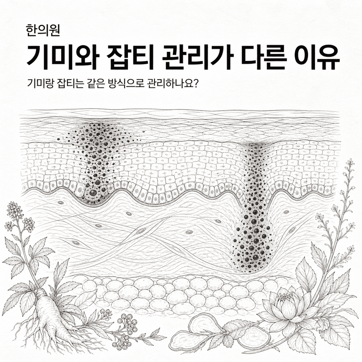 광주 한의원 기미와 잡티 관리가 다른 이유 핵심 정보 이미지