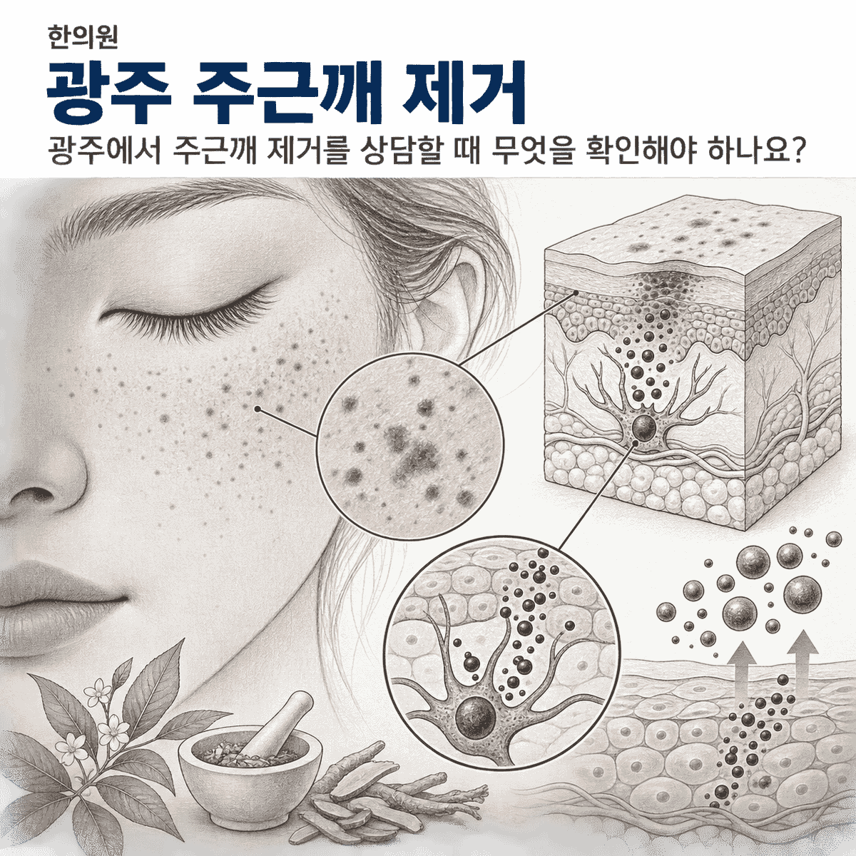 광주 한의원 주근깨 제거 핵심 정보 이미지