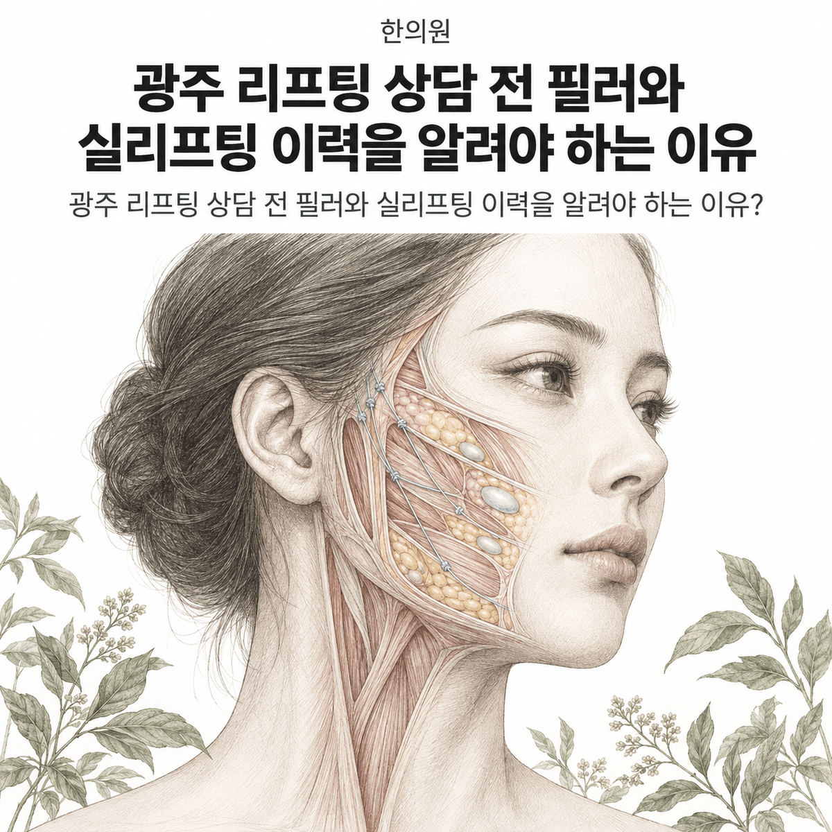 광주 한의원 리프팅 상담 전 필러와 실리프팅 이력을 알려야 하는 이유 핵심 정보 이미지